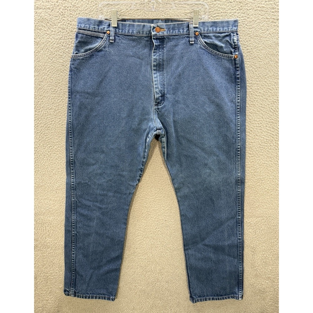 Vintage Wrangler Jeans Mens 42x30 Blue Denim Cowboy Cut Original Fit 13MWZPW